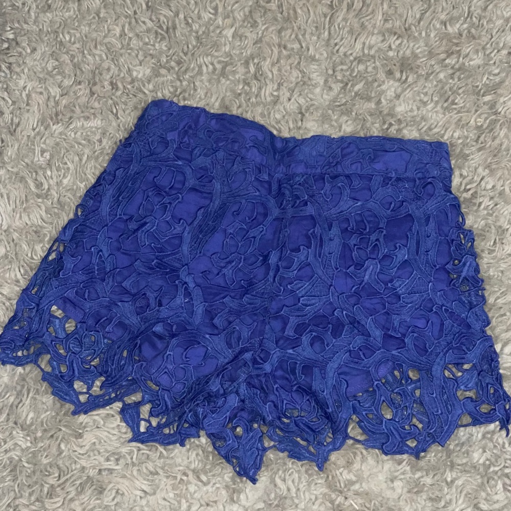 ASOS Blue lace shorts - Picture 3 of 5